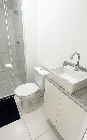 Apartamento à venda com 54m², 1 quarto e sem vaga Apartamento à venda com 54m², 1 quarto e sem vagaBanheiro