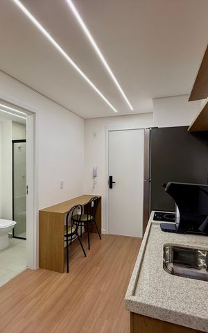 Apartamento à venda com 25m², 1 quarto e sem vaga Apartamento à venda com 25m², 1 quarto e sem vagaCozinha