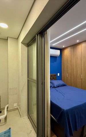 Apartamento à venda com 25m², 1 quarto e sem vaga Apartamento à venda com 25m², 1 quarto e sem vagaSacada do Studio