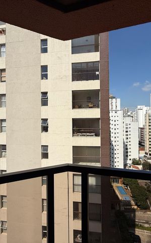 Apartamento para alugar com 43m², 1 quarto e 1 vaga Apartamento para alugar com 43m², 1 quarto e 1 vagaVaranda