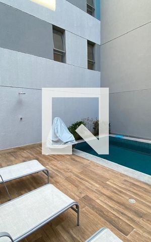 Studio para alugar com 27m², 1 quarto e sem vaga Studio para alugar com 27m², 1 quarto e sem vagaPiscina