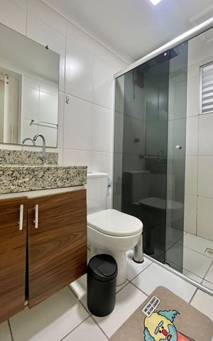 Apartamento à venda com 45m², 1 quarto e 1 vaga Apartamento à venda com 45m², 1 quarto e 1 vagaBanheiro