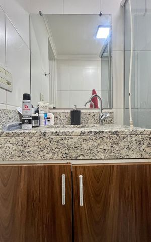 Apartamento à venda com 45m², 1 quarto e 1 vaga Apartamento à venda com 45m², 1 quarto e 1 vagaBanheiro da Suíte