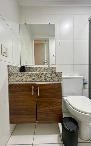 Apartamento à venda com 45m², 1 quarto e 1 vaga Apartamento à venda com 45m², 1 quarto e 1 vagaBanheiro