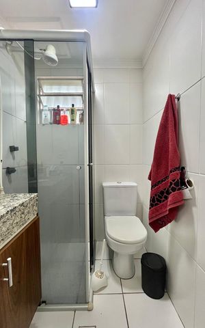 Apartamento à venda com 45m², 1 quarto e 1 vaga Apartamento à venda com 45m², 1 quarto e 1 vagaBanheiro da Suíte