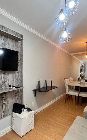 Apartamento à venda com 45m², 1 quarto e 1 vaga Apartamento à venda com 45m², 1 quarto e 1 vagaSala