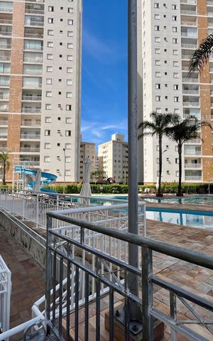 Apartamento à venda com 87m², 2 quartos e 2 vagas Apartamento à venda com 87m², 2 quartos e 2 vagasÁrea comum - Piscina