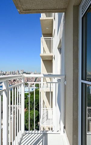 Apartamento para alugar com 27m², 1 quarto e sem vagaVaranda