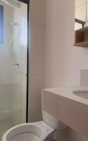 Apartamento à venda com 38m², 2 quartos e 1 vaga Apartamento à venda com 38m², 2 quartos e 1 vagaBanheiro