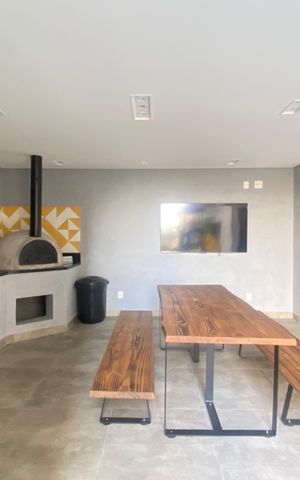 Apartamento à venda com 38m², 2 quartos e 1 vaga Apartamento à venda com 38m², 2 quartos e 1 vagaÁrea comum - Churrasqueira