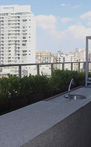 Studio à venda com 24m², 1 quarto e sem vagaRooftop