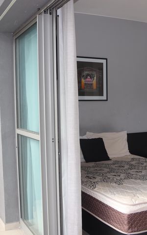 Studio à venda com 24m², 1 quarto e sem vagaVaranda