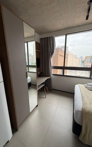 Studio à venda com 19m², 1 quarto e sem vaga Studio à venda com 19m², 1 quarto e sem vagaSala / Quarto