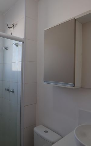 Apartamento à venda com 42m², 2 quartos e 1 vagaBanheiro 