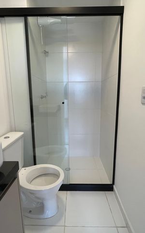 Apartamento para alugar com 37m², 1 quarto e sem vaga Apartamento para alugar com 37m², 1 quarto e sem vagaBanheiro