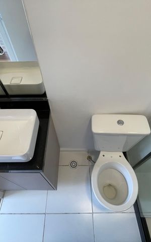 Apartamento para alugar com 37m², 1 quarto e sem vaga Apartamento para alugar com 37m², 1 quarto e sem vagaBanheiro