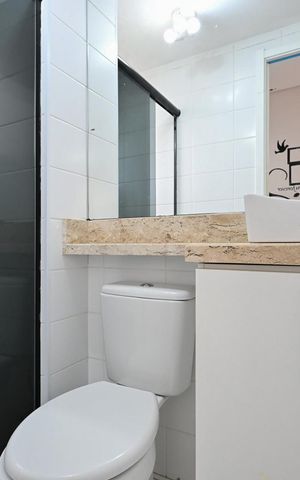 Apartamento para alugar com 42m², 2 quartos e sem vagaBanheiro