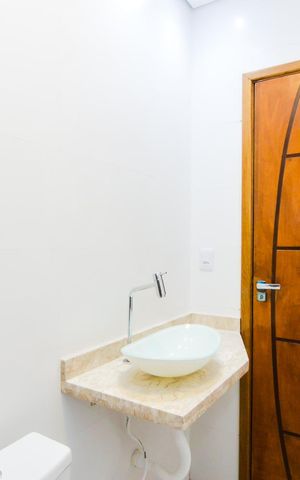 Casa para alugar com 110m², 3 quartos e 4 vagasBanheiro da Suíte 3
