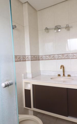 Apartamento à venda com 110m², 3 quartos e 2 vagasBanheiro da Suíte
