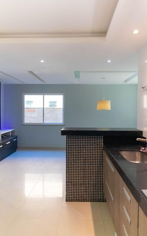 Casa de condomínio à venda com 70m², 2 quartos e 2 vagas Casa de condomínio à venda com 70m², 2 quartos e 2 vagasCozinha