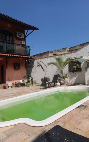 Casa à venda com 380m², 3 quartos e 3 vagasQuintal - Piscina