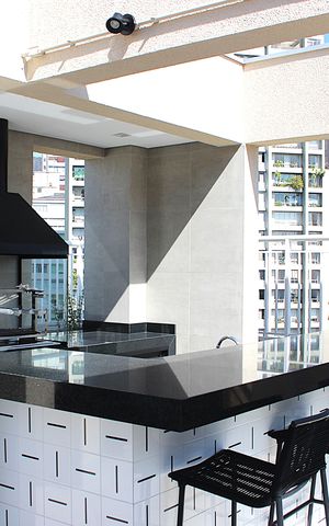 Studio para alugar com 27m², 1 quarto e sem vagaChurrasqueira