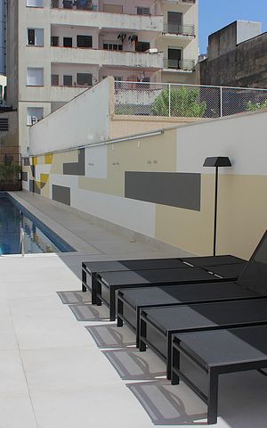 Studio para alugar com 27m², 1 quarto e sem vagaPiscina