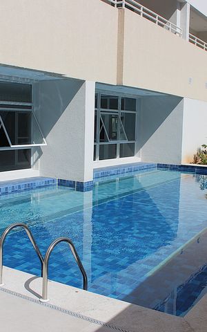 Studio para alugar com 27m², 1 quarto e sem vagaPiscina