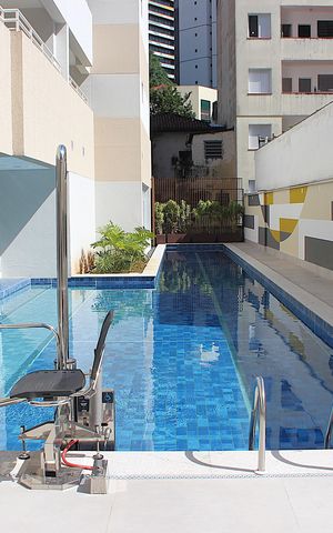 Studio para alugar com 27m², 1 quarto e sem vagaPiscina