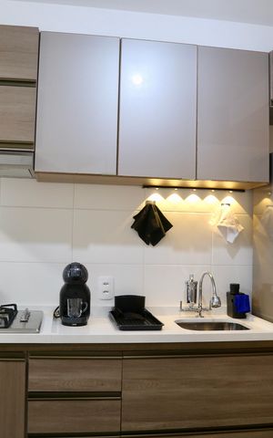 Studio para alugar com 28m², 1 quarto e sem vaga Studio para alugar com 28m², 1 quarto e sem vagaCozinha