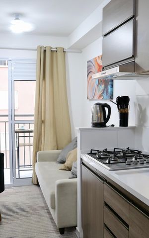 Studio para alugar com 28m², 1 quarto e sem vaga Studio para alugar com 28m², 1 quarto e sem vagaSala