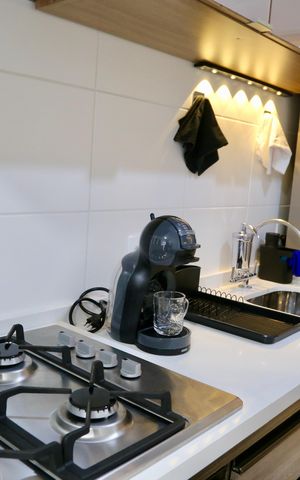 Studio para alugar com 28m², 1 quarto e sem vaga Studio para alugar com 28m², 1 quarto e sem vagaCozinha
