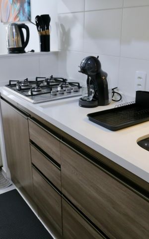 Studio para alugar com 28m², 1 quarto e sem vaga Studio para alugar com 28m², 1 quarto e sem vagaCozinha