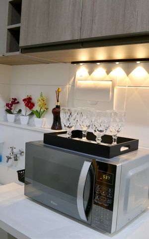 Studio para alugar com 28m², 1 quarto e sem vaga Studio para alugar com 28m², 1 quarto e sem vagaCozinha