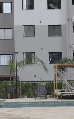 Apartamento à venda com 42m², 2 quartos e 1 vaga Apartamento à venda com 42m², 2 quartos e 1 vagaÁrea comum - Piscina