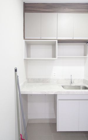 Apartamento para alugar com 34m², 2 quartos e sem vagaLavanderia