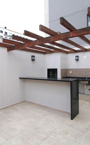 Apartamento para alugar com 34m², 2 quartos e sem vagaÁrea comum - Churrasqueira