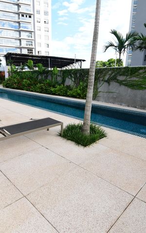 Studio para alugar com 50m², 1 quarto e 2 vagasÁrea comum - Piscina