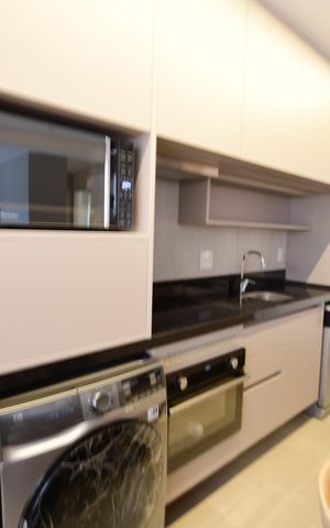 Studio para alugar com 50m², 1 quarto e 2 vagasCozinha