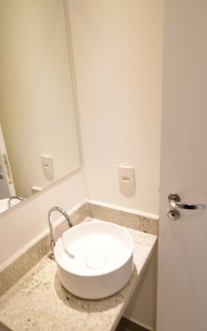 Studio para alugar com 50m², 1 quarto e 2 vagasLavabo