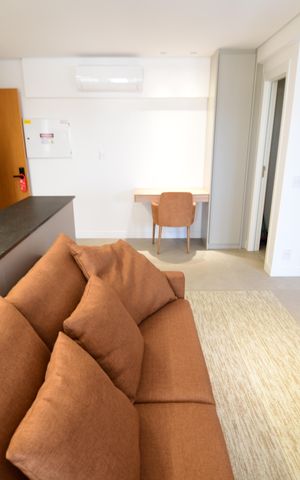 Studio para alugar com 50m², 1 quarto e 2 vagasSala