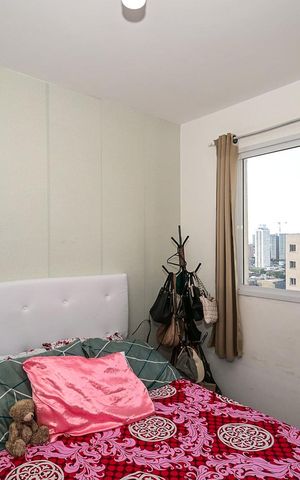 Apartamento à venda com 44m², 2 quartos e 1 vagaQuarto 1