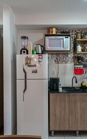 Apartamento à venda com 44m², 2 quartos e 1 vagaCozinha