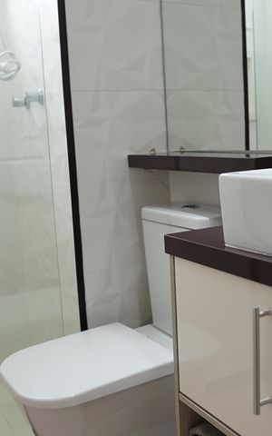 Apartamento à venda com 64m², 2 quartos e 1 vagaBanheiro da Suíte
