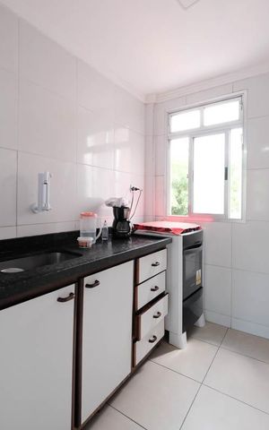 Apartamento à venda com 44m², 2 quartos e 1 vagaCozinha e Área de Serviço