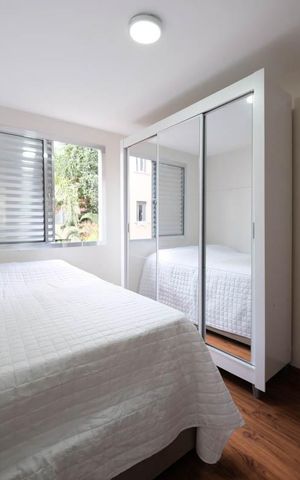 Apartamento à venda com 44m², 2 quartos e 1 vagaQuarto 2