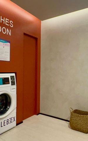 Studio para alugar com 42m², 1 quarto e sem vaga Studio para alugar com 42m², 1 quarto e sem vagaLavanderia