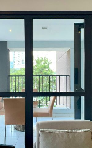 Studio para alugar com 42m², 1 quarto e sem vaga Studio para alugar com 42m², 1 quarto e sem vagaVaranda