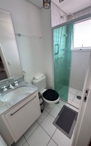 Apartamento à venda com 70m², 1 quarto e 2 vagas Apartamento à venda com 70m², 1 quarto e 2 vagasBanheiro