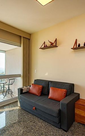 Apartamento à venda com 70m², 1 quarto e 2 vagas Apartamento à venda com 70m², 1 quarto e 2 vagasSala